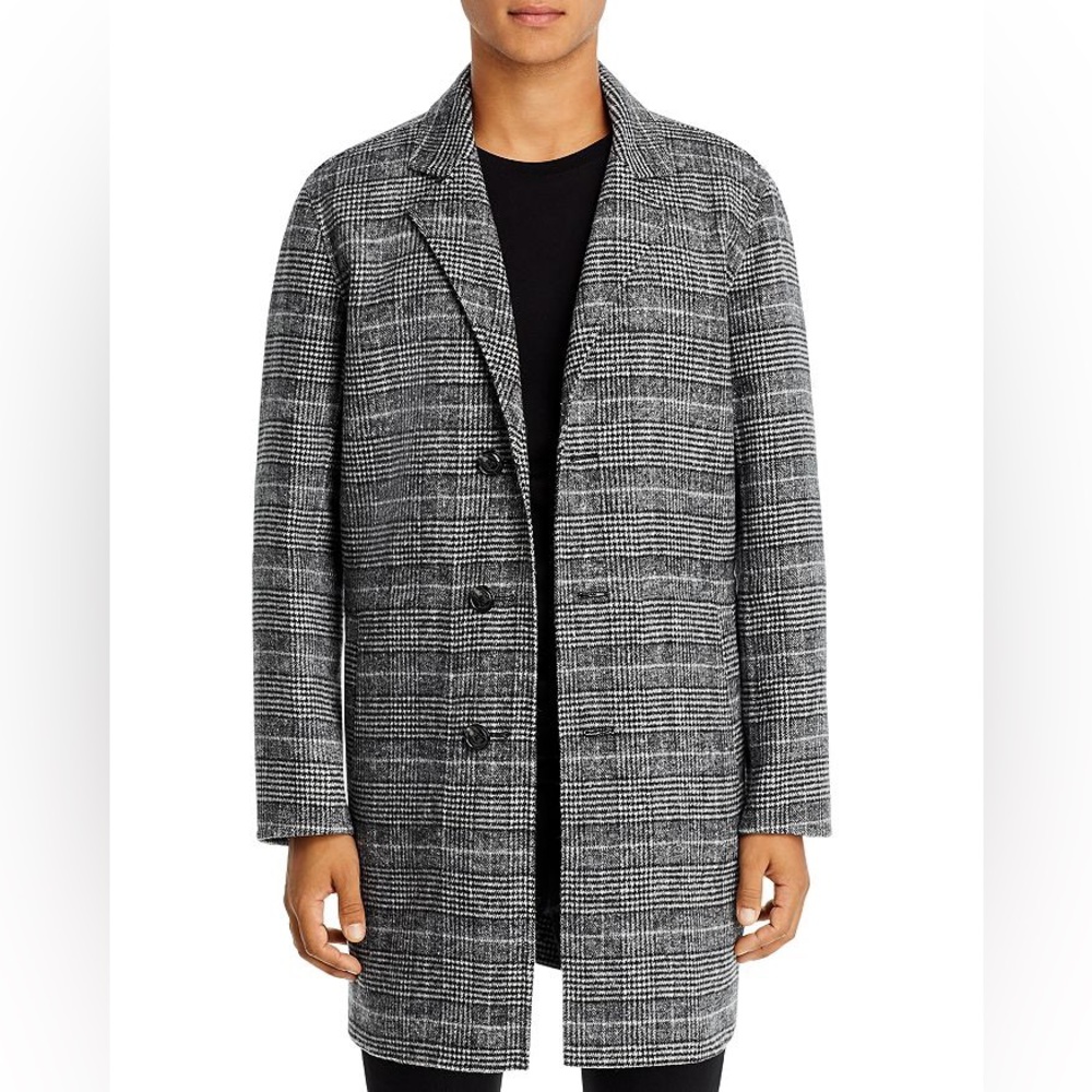 NWT 7 For All Mankind Glen Plaid Men Coat Jacket